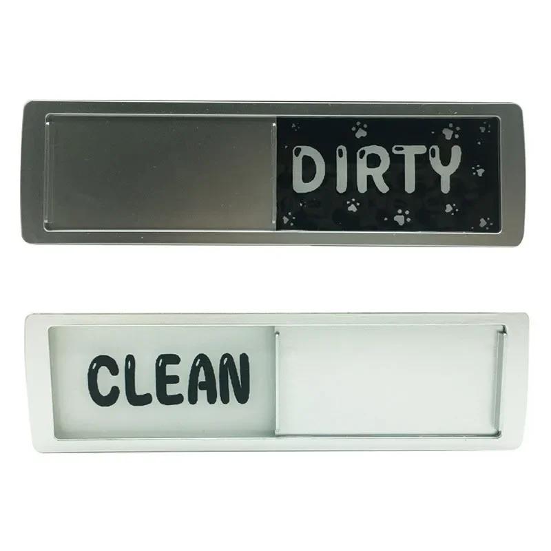 Verschiedene Tipps zur Zimmerreinigung Sauberkeitszeichen Hotel-Magnetschild Küche Spülmaschinen-Magnet Sauber Schmutzig Schild Heimzimmer-Dekoration
