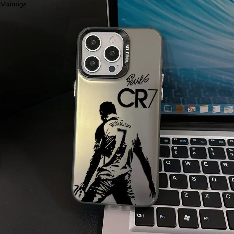 Mr Football C-cR7-R-Ronaldos Casing For Xiaomi Redmi 14C 13C 12C 12 10C 10 Note 14 13 12 Pro Plus 10 10s 11 11S 4G 5G Case Hard