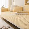 Plush Sofa Cushion Autumn And Winter Thickened Warm Non-Slip Seat Cushion Modern Living Room Leather Sofa Cover Cloth Towel