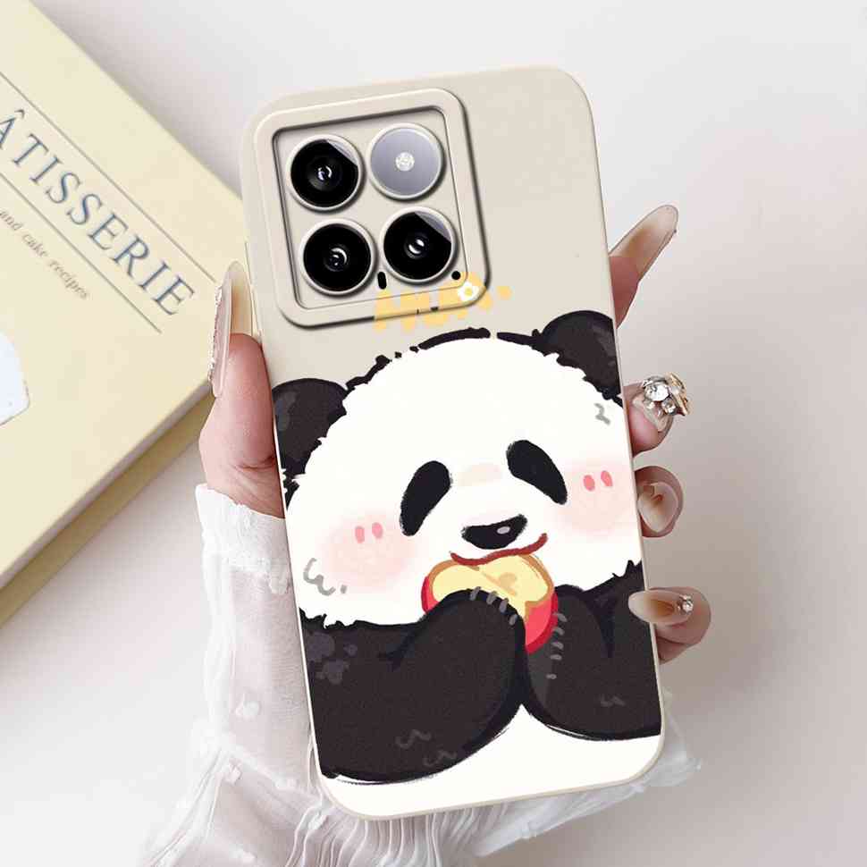 Cover For Xiaomi 14 Case Silicone Shockproof Soft Camera Protective Pattern Matte For Xiaomi 14 Mi14 Xiaomi14 5G 2023 Cases