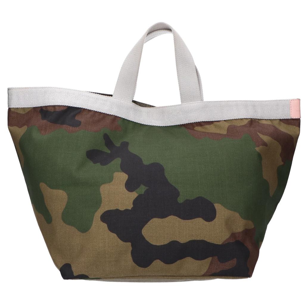Herve Chapelier 725W Dragee Tug Boat Shape Tote Bag L Camouflage X SilverUsed