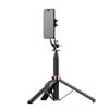 Magnetic Selfie Stick Phone Tripod With Wireless Remote 1/4" Travel Stand For Iphone Android Gopro Camera Mic Light