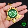 Anime Genshin Impact God"s Eye Paimon Diluc Metal Keychain  Bag Pendant Gift