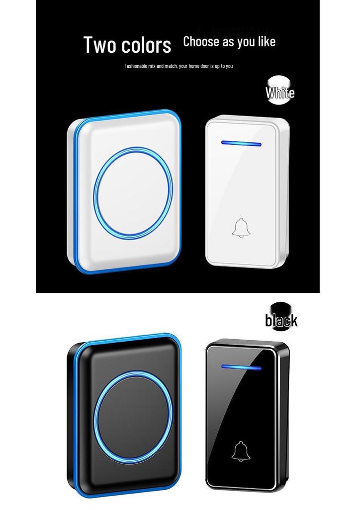 Long-Range Self-Powered Wireless Doorbell for Elderly and Hearing-Impaired
