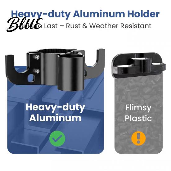 Compact Trailer Chain Storage Tow High-Strength Aluminum Metal Rust-Proof Safety Organizer for Heavy-duty Plugs Holder RV Hitch Neatly Stores