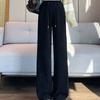 Autumn New Loose Casual Fleece Women's Pants Fashion Winter Velvet Wide Leg Pants Women Elegant High Waist Straight Ladies Corduroy Trousers 25415