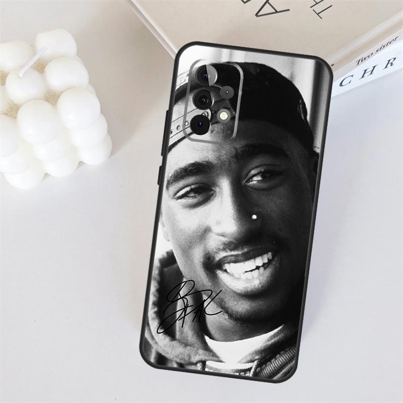 Tupac Shakur Hülle für Samsung Galaxy A55 A35 A15 A36 A56 A26 A16 A22 A32 A52 A54 A34 A53 A33 A13 A06 A05