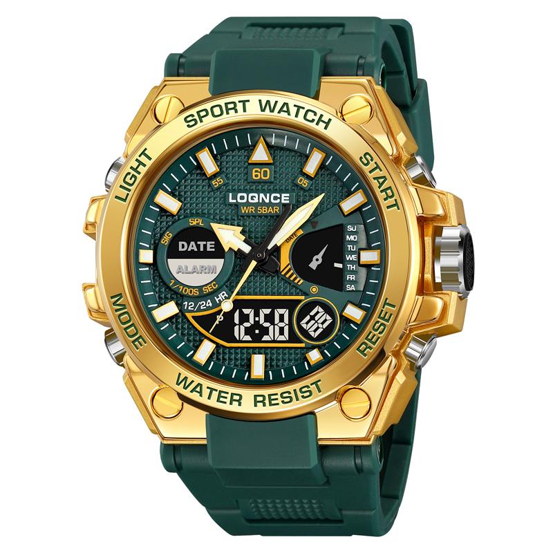 

Роскошные спортивные часы Цифровые двойные часы Мужские студенческие электронные спортивные наручные часы Подарок для мальчика