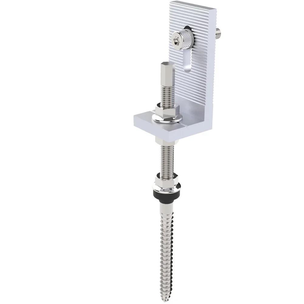 4/8 Stück Solarpanel-Montagehalterung Verbinder 90° Winkel Design PV-Verbindungswinkel Aluminiumlegierung Befestigungsklemme Zubehör