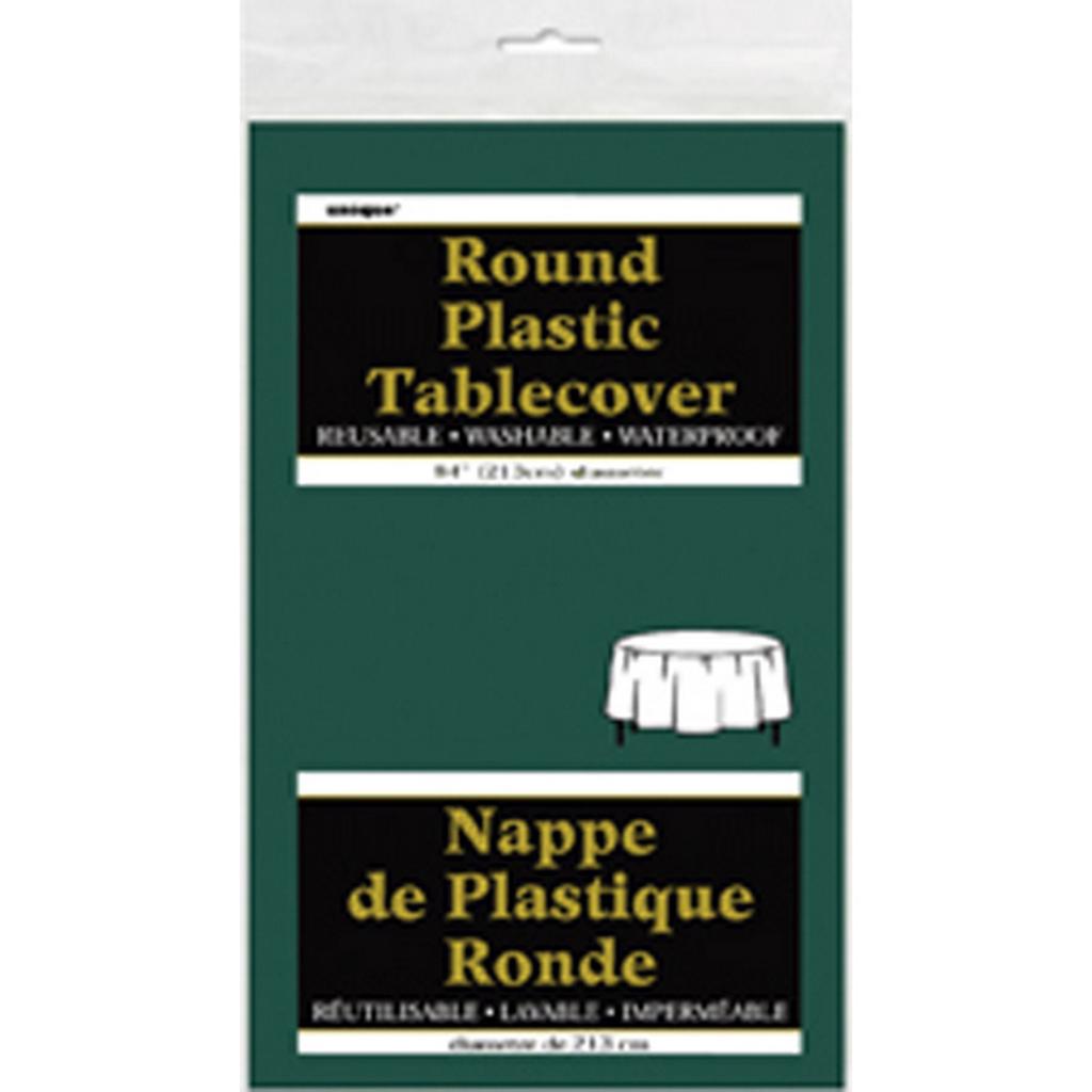 Amscan Round Plastic Party Tablecover
