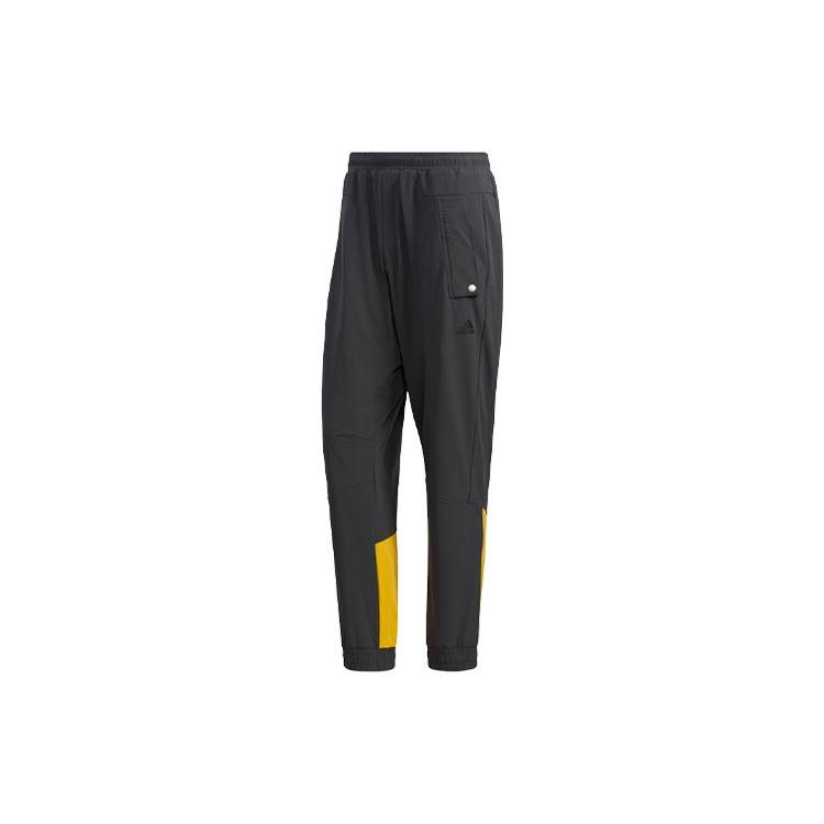 Men s adidas Cb Woven Pants Contrasting Colors Bundle Feet Sports Pants/Trousers/Joggers Gray GP6400 L