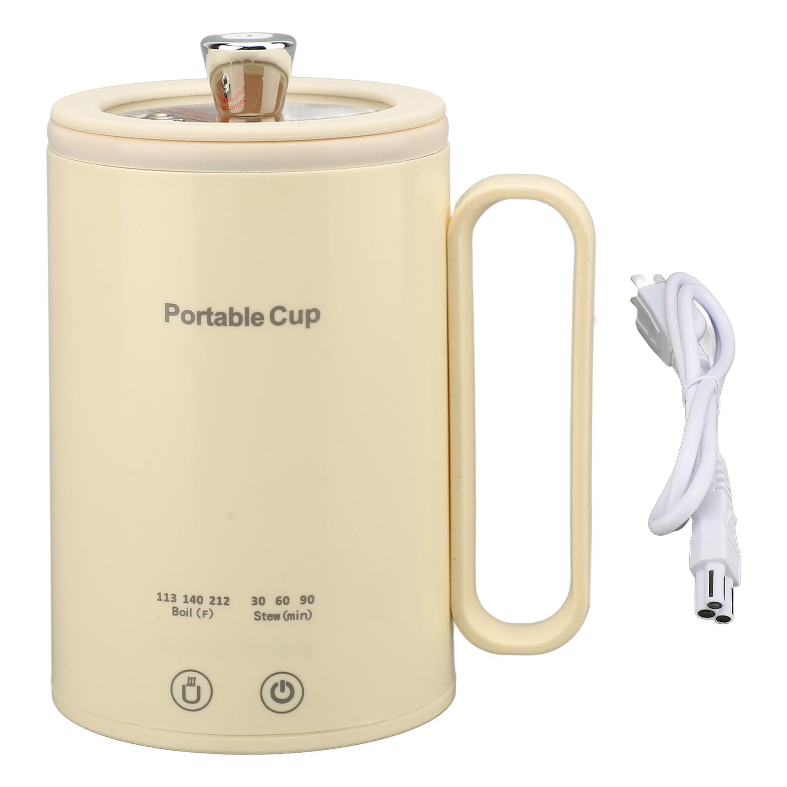 

Mini Hot Water Boiler Heater, Portable Electric Kettle, 300W Auto Power Off, Travel Tea Coffee Boiler, 110V US Plug US жовтий