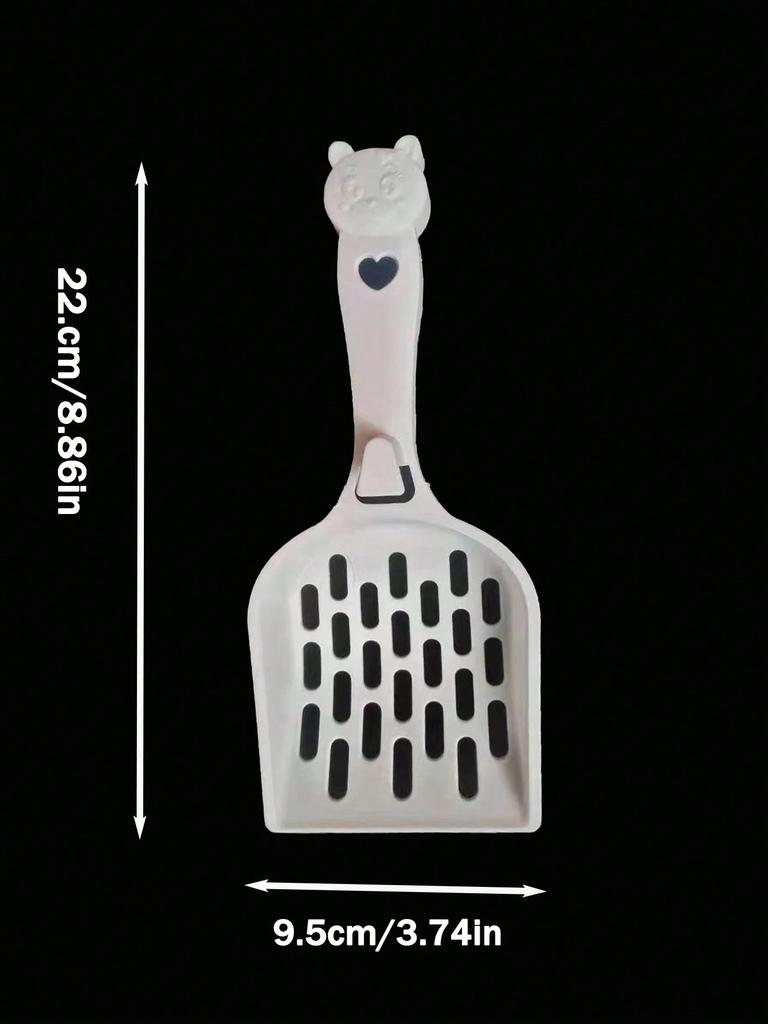 Semi-closed Splash-proof Litter Box (with Litter Scoop), New Stylish Semi-open Pet Litter Box for Cats, Easy To Care for