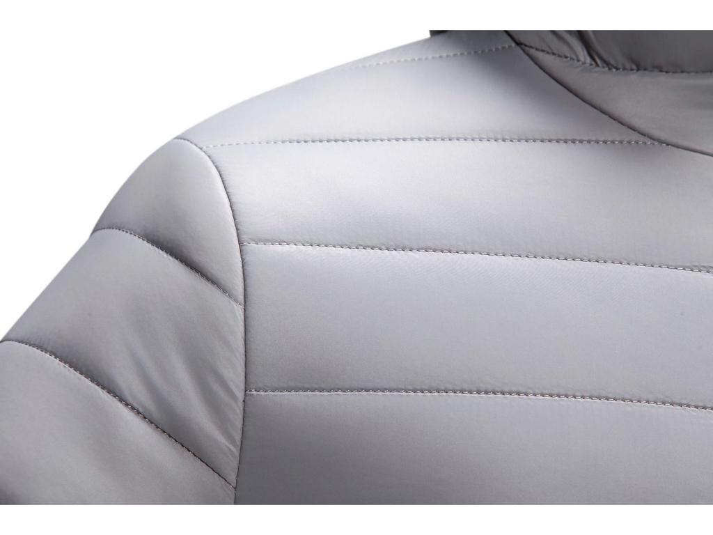 2025 Men's Winter Hooded Cotton Jacket - Casual Lightweight Padded Short Coat
