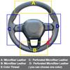 Hand Sew Car Steering Wheel Cover For Honda Civic 11th   Car Protector
