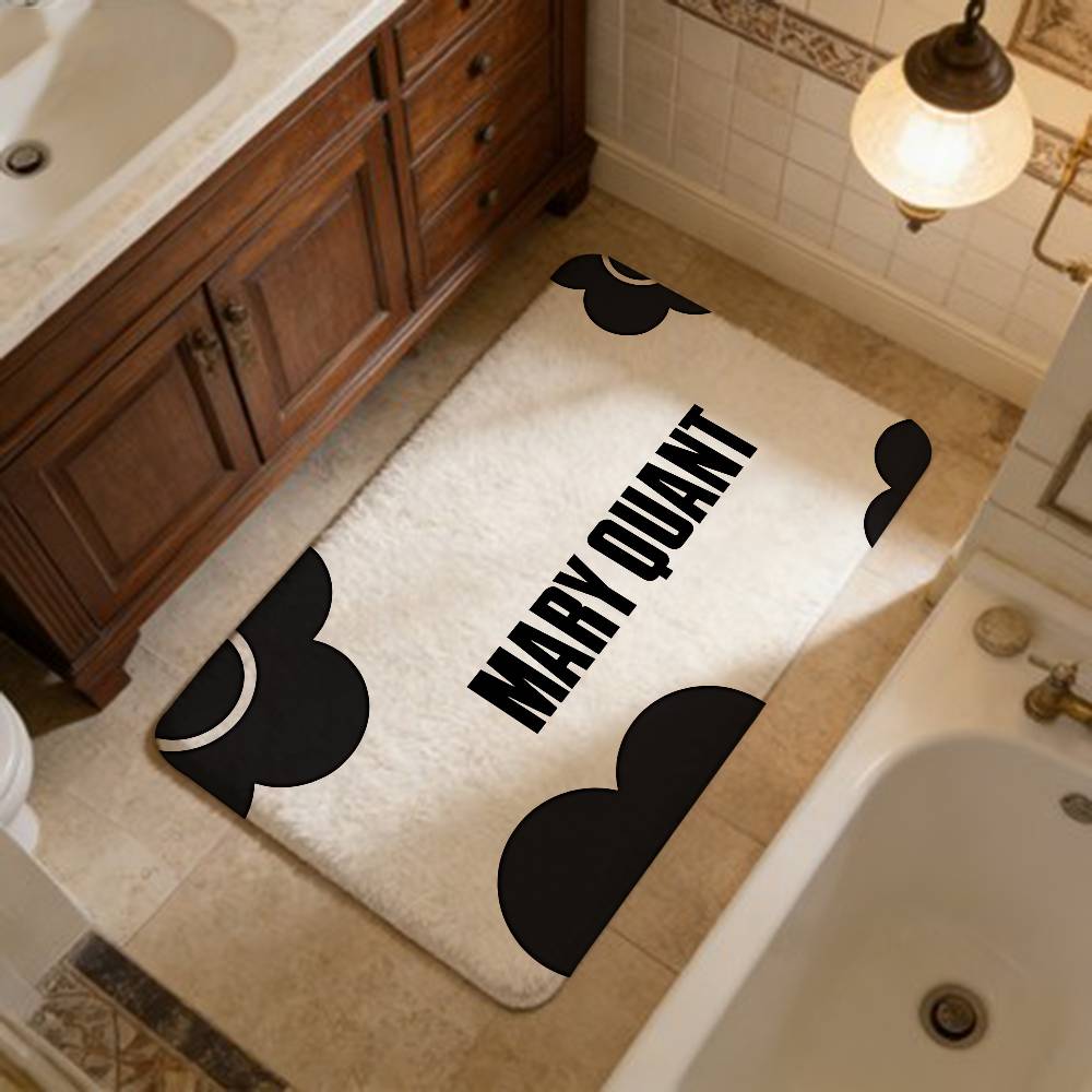 Fashion M-Mary-Q-Quants Floor Mat Cheaper Anti-slip Modern Living Room Balcony Printed Bedside Mats