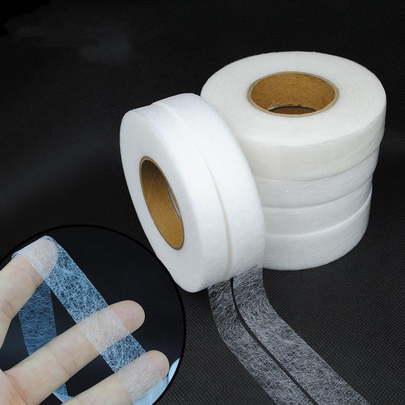 1 Roll 70 Yards Double-sided Interlining Adhesive Fabric Clothes Iron On Hem Tape Interlining Web DIY Sewing Patchwork Acces