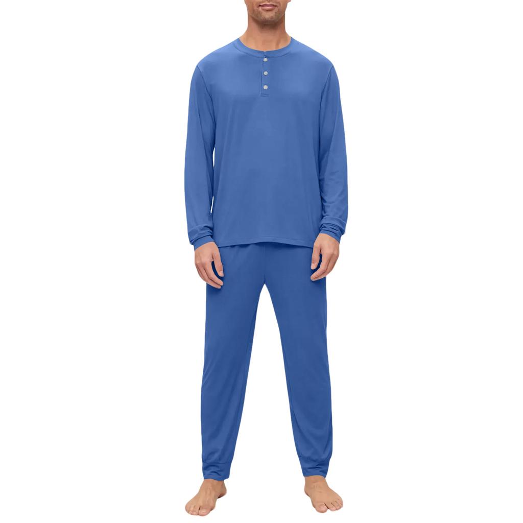 Men's Pajama Set, Long Sleeve And Long Pants, Two-piece Set