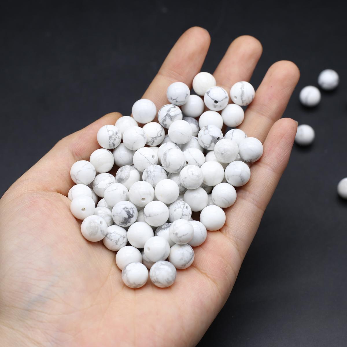 20 шт./упак. натуральный камень кристалл полуотверстие круглый шар свободные бусины — фото 16