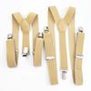 2.5CM Wide Gold Silver Elastic Strap Unisex Suspenders Adjustable Y Back Adult Chirldren Men Women Boys Girls Braces For Party