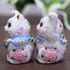 Waza no Kura Kutani Chibi Grand Opening Birthday Pair Gift Ornament, Ware, Maneki-neko (Lucky Cat) Sakura-chan, Gift, Present,
