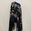 New Chinese Embroidered Scarf For Woman  Imitation Cashmere Hand-Embroidered Warm Shawl Autumn And Winter Thickened