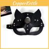 Cat Face Mask For Themed Events With Leather Construction Perfect For Cosplay And Costumes