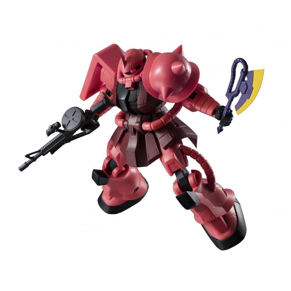 

GUNDAM UNIVERSE Мобильный костюм Gundam MS-06S CHAR S ZAKU II Приблизительно. Подвижная фигура, окрашенная в цвет АБС и ПВХ, 150 мм.
