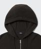 Musinsa Standard Ribbed Knit Hooded Zip-Up [Brown]