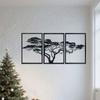 Metal Wall Art 3 Piece Tree of Life Bohemian Decor Home Gift