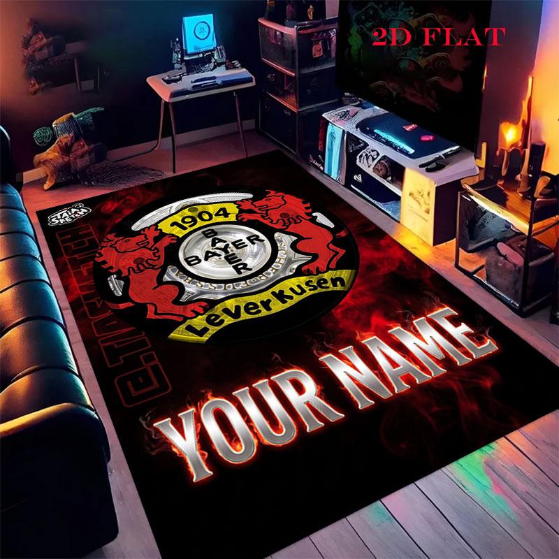 Custom Bayer Leverkusen Carpet Rug for Living Room Bedroom Home Sofa Decoration,Kids play Nonslip Floor Mat