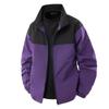 Men's And Women's Color-matched Casual Long-sleeved Down Jacket , Outdoor Sports Windproof And Waterproof Zipper Jacket