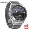 Rustfritt Stål Menn Kvarts Klokke Dykking Sportsklokker Vanntett 200M Analog Digital Klokke Høydeometer Barometer Kompass NORTH EDGE
