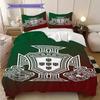 Portuguese Heritage Pride Three-piece set (1 * duvet cover + 2 * pillowcase, without core) Duvet cover and pillowcase Soft and comfortable Bedding set