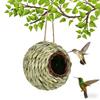 Handmade Spherical Bird Nest for Courtyard and Balcony, Creative Birdhouse To Attract Birds for Outdoor Gardening Decoration