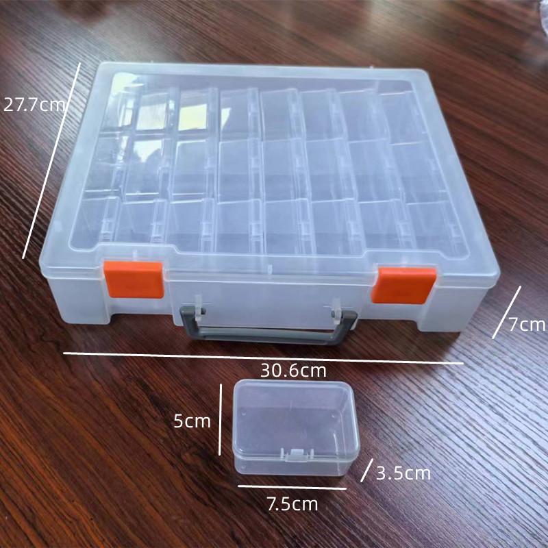Bead Organizer Box,Small Bead Organizers Storage Case Clear Bead Storage Containers for Bracelet Making DIY Jewelry Craft Nail
