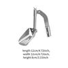 1Pcs Aluminum Alloy Gutter Cleaning Shovel Garden Roof Wedge Gutter Cleaning Scoop Home Roof Dirt Debris Cleaning Tool