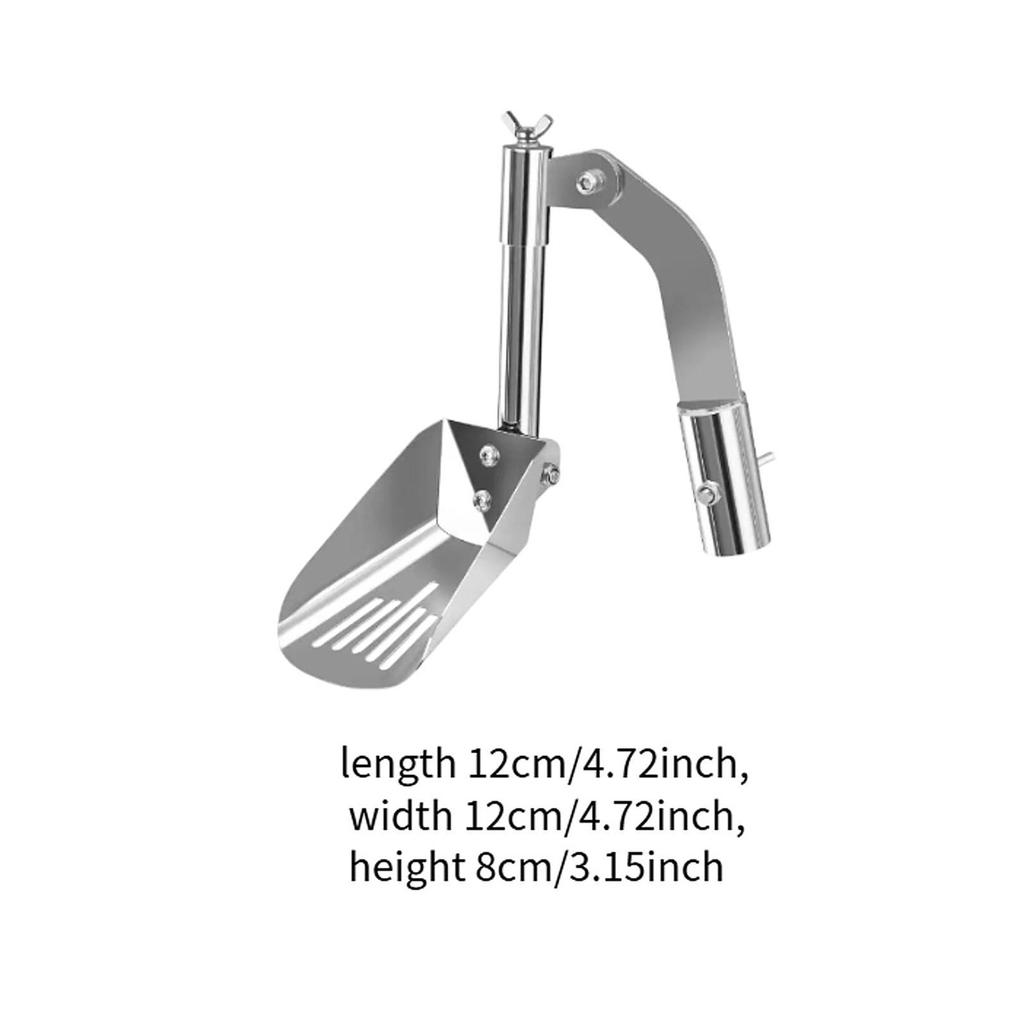 1Pcs Aluminum Alloy Gutter Cleaning Shovel Garden Roof Wedge Gutter Cleaning Scoop Home Roof Dirt Debris Cleaning Tool