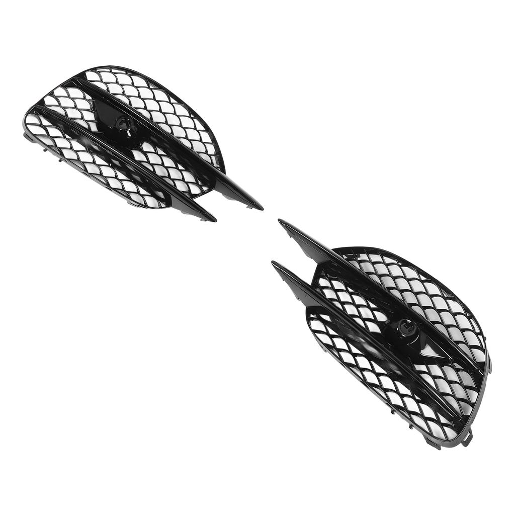 Grille antibrouillard de pare-chocs avant noir brillant avec moulure décorative pour Classe S W222 Berline Ligne AMG 2018 à 2020