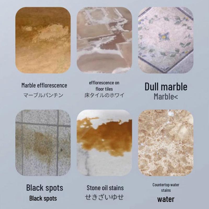 Marble & Quartz Stone Cleaner for Countertops, Tile Stain Removal & Polishing