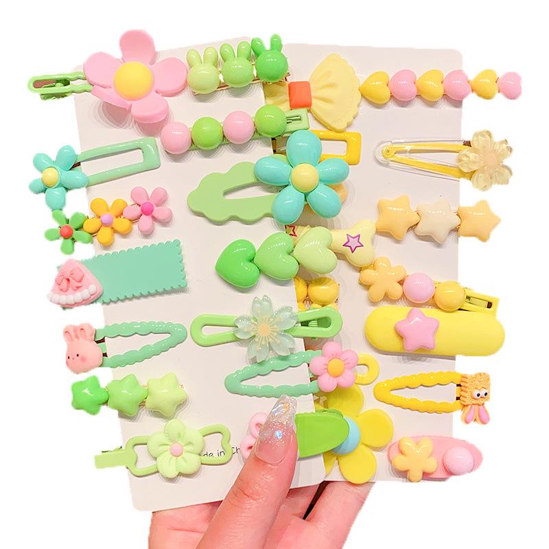 14-Piece Set of Cute Hair Clips for Girls - 2025 New Style Hair Accessories