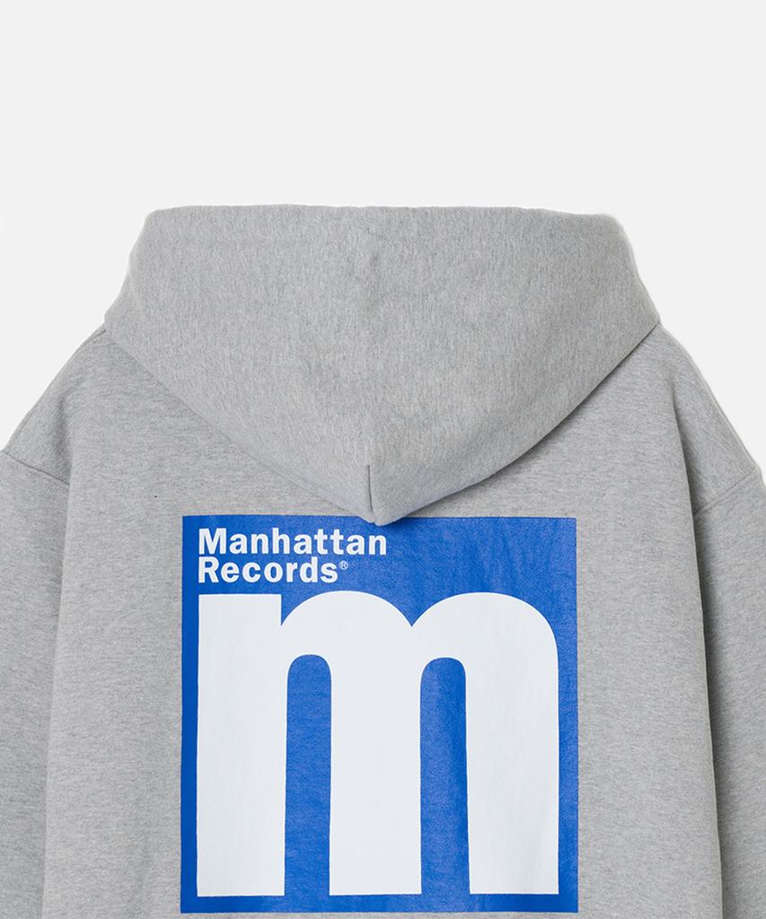 M Logo Sweat Hoodie - Grey