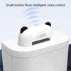 Voice Activated Automatic Toilet Flushes Valves 2000mAh Battery Powered Water Saving ABS Materials For Modern Bathrooms