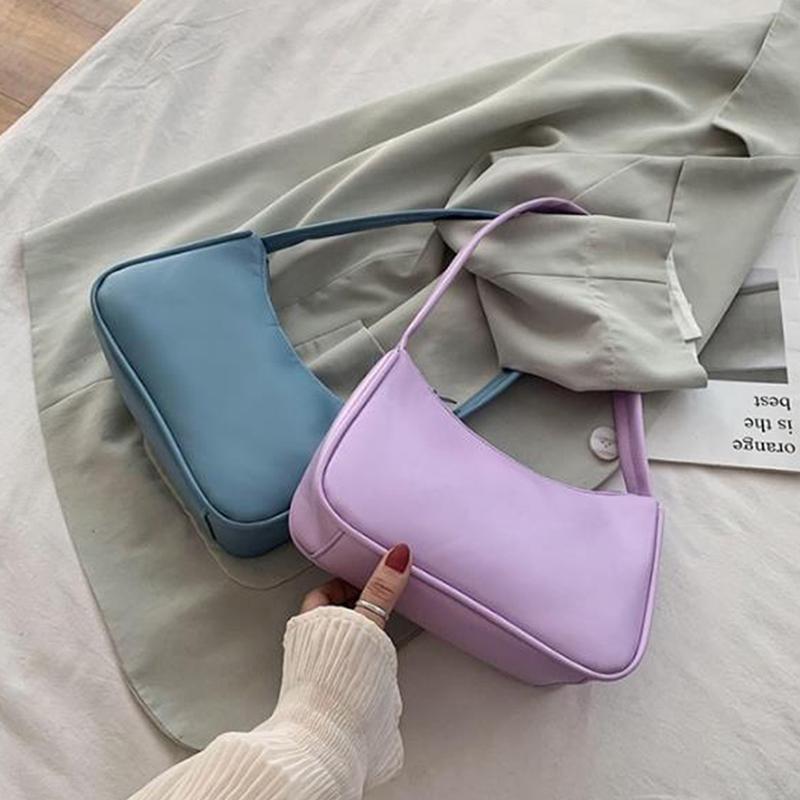 Vintage Retro Totes Handbag Leather Small Subaxillary Bag Mini Shoulder Bags