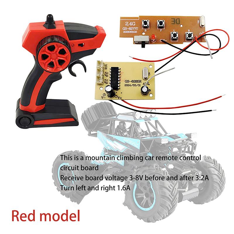 1 Set 2.4G 4Ch Remote Control Transmitter And Receiver Module Accessories Replacement For Ship Tank Boats Model Rc Hobby Car
