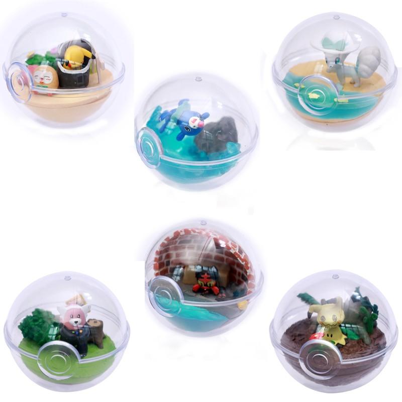 1Set Pocket Monsters Anime Figure Kawaii Pikachu In Disguise Action Figures PVC Adult Collection Model Dolls Toy Gift