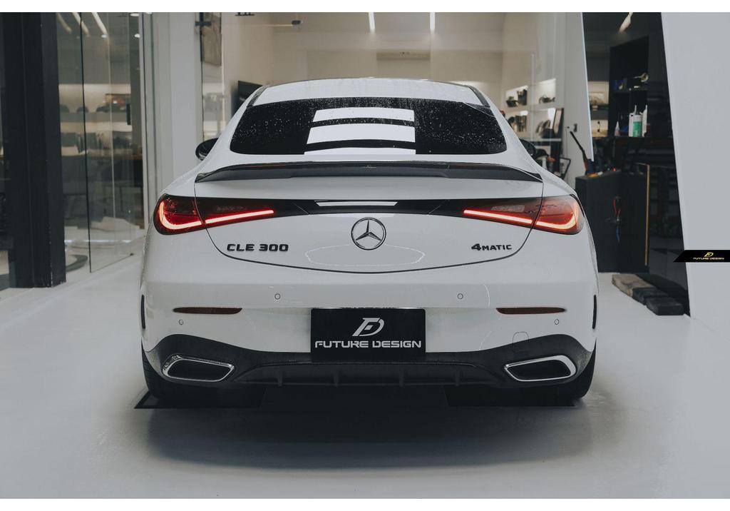 Mercedes-Benz CLE-Class C236 FD Style Carbon Fiber Rear Spoiler Upgrade
