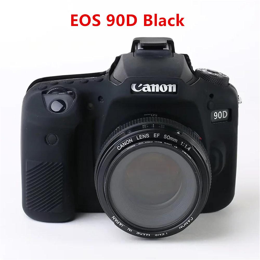 Soft Silicone Armor Camera Body Case For Canon EOS 600D 650D 700D R10 R7 RP R6 R 7D 77D 5D3 5D4 6D 80D 70D 6DII 1500D 1300D 200D