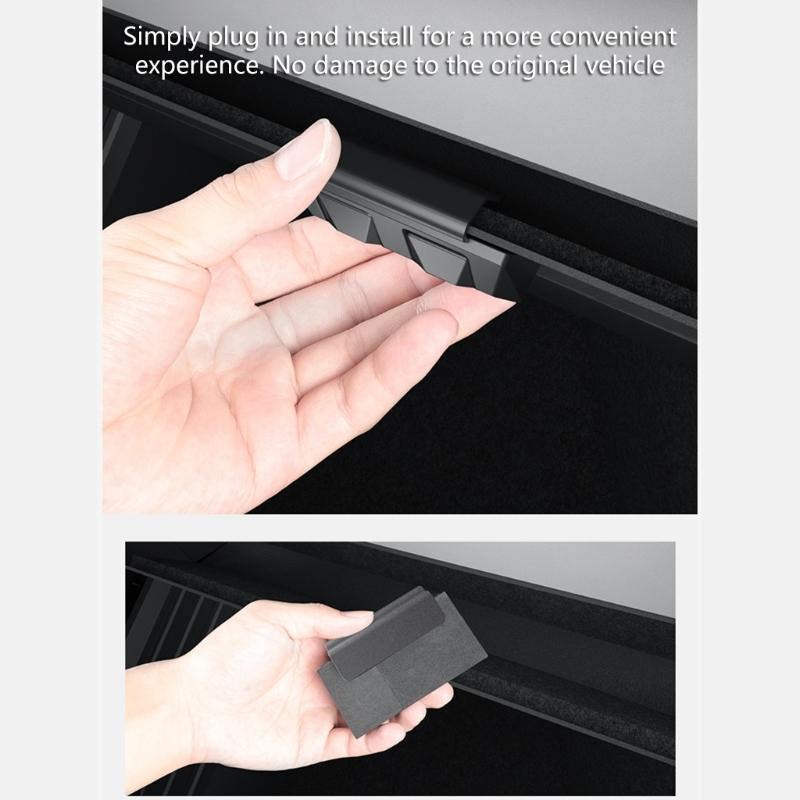 Invisible Glovebox Storage Hooks ABS Glovebox Lid Hook Hanger Seamless Integration Car Interior Organizer