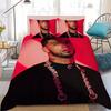 Bettbezug Anuel AA 3D Exquisit Hasta La Muerte Digitaldruck Bettwäsche-Set Bett Decke Jugend Heimdekoration Kinder Jungen Geschenk